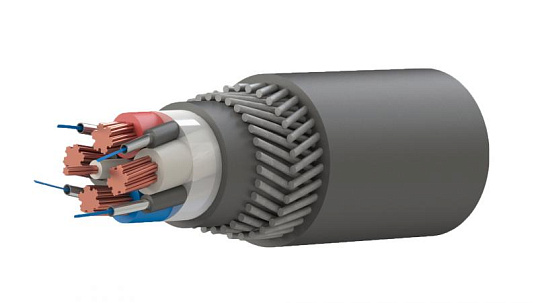 Cable with optical communication channels geophysical production of NPC Galva